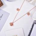 Dior Rosée Jardin Floral Charm Necklace