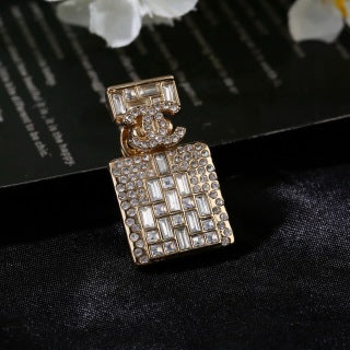 CHANEL Amara Fragrance Bottle Statement Brooch